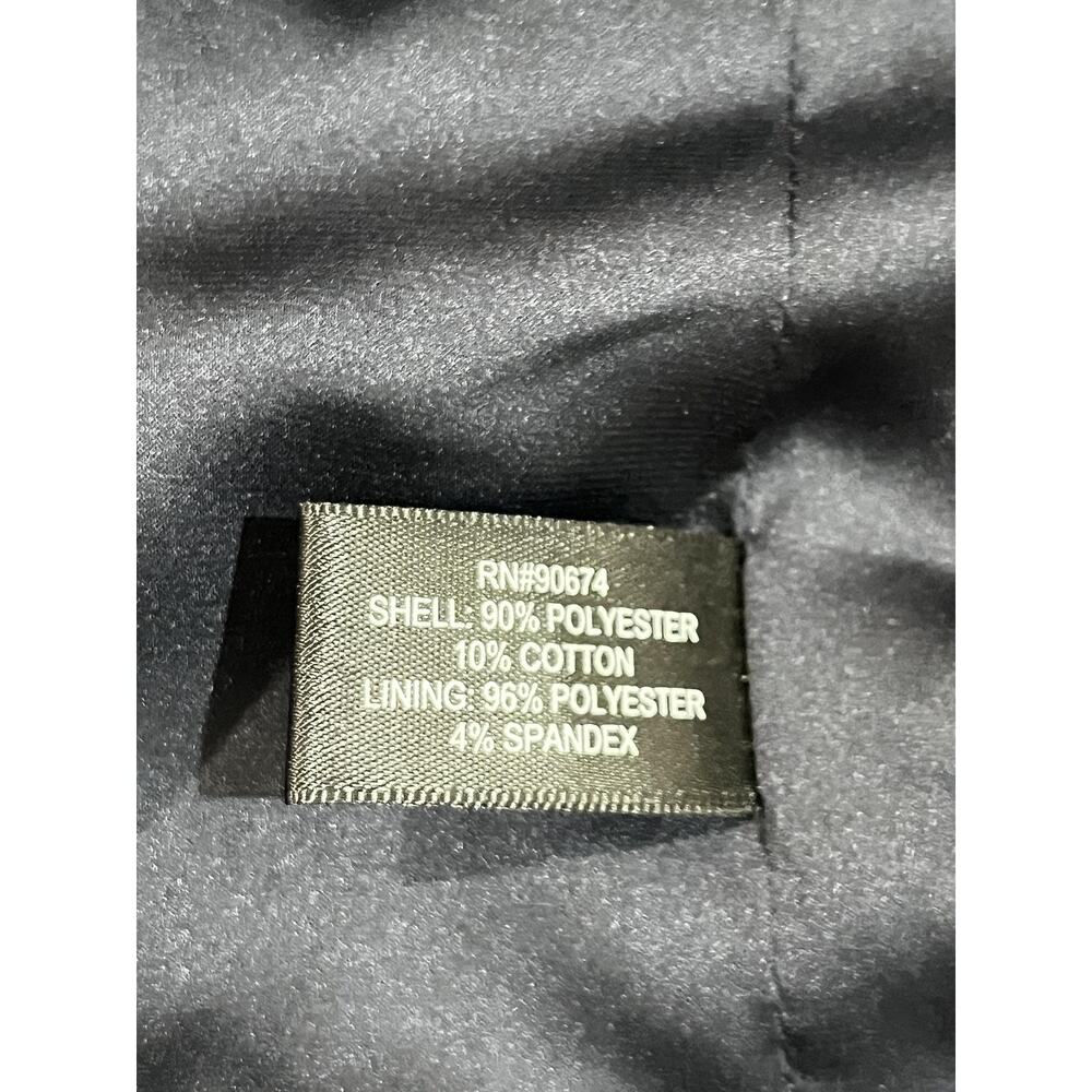 Boston Proper Blazer Womens Size 10 Blue Plaid Tweed Gold Button Double Breasted - Picture 12 of 13